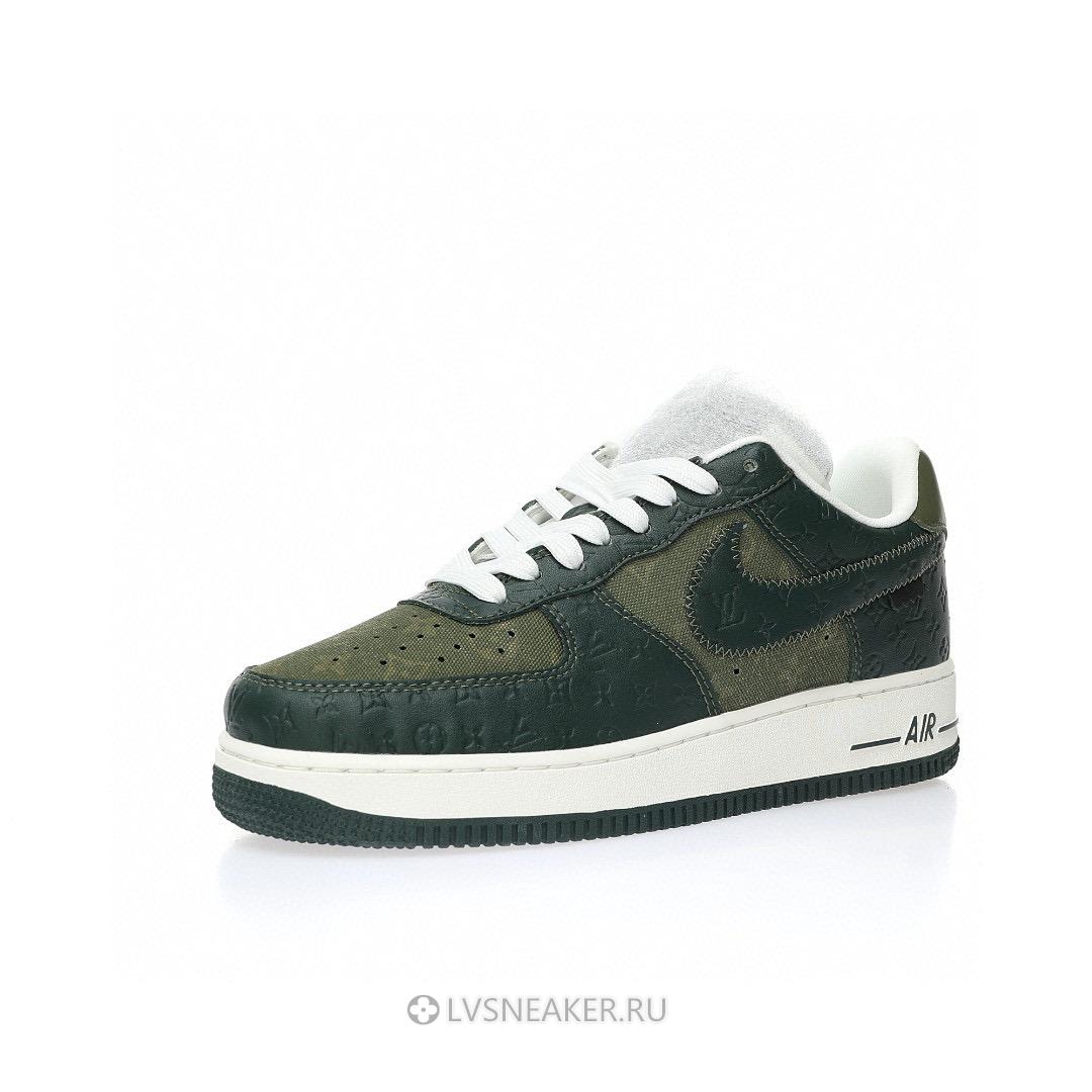 Louis Vuitton LV x Nike Air Force 1 Low by Virgil Abloh "Military Green" 1A9V-GN08 Sneakers