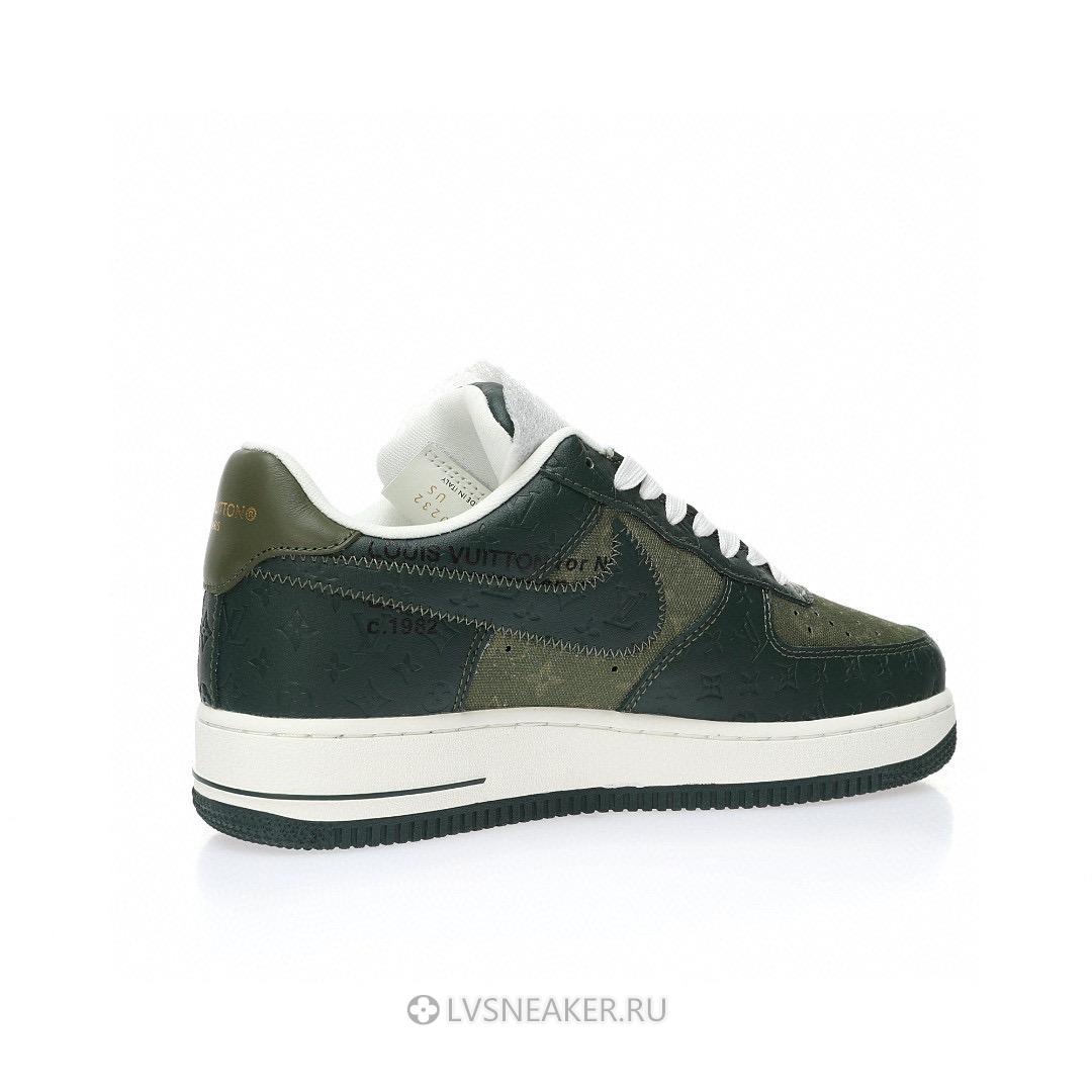 Louis Vuitton LV x Nike Air Force 1 Low by Virgil Abloh "Military Green" 1A9V-GN08 Sneakers