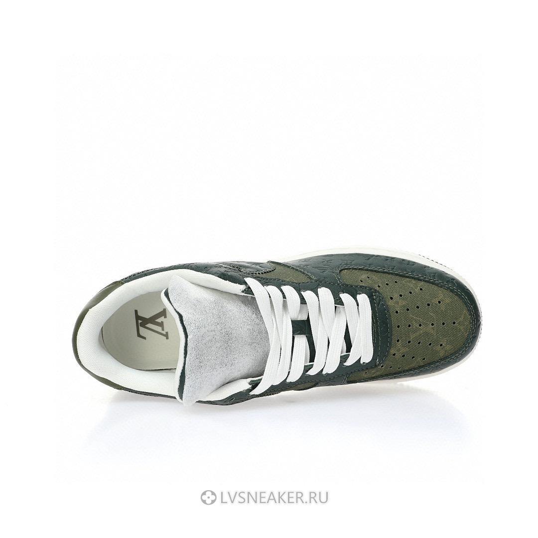 Louis Vuitton LV x Nike Air Force 1 Low by Virgil Abloh "Military Green" 1A9V-GN08 Sneakers