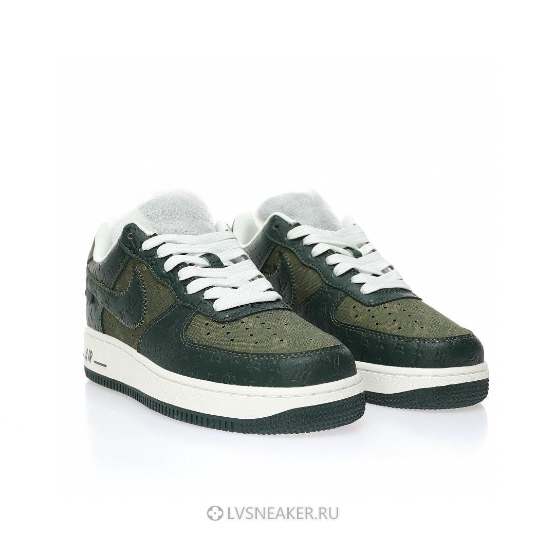 Louis Vuitton LV x Nike Air Force 1 Low by Virgil Abloh "Military Green" 1A9V-GN08 Sneakers