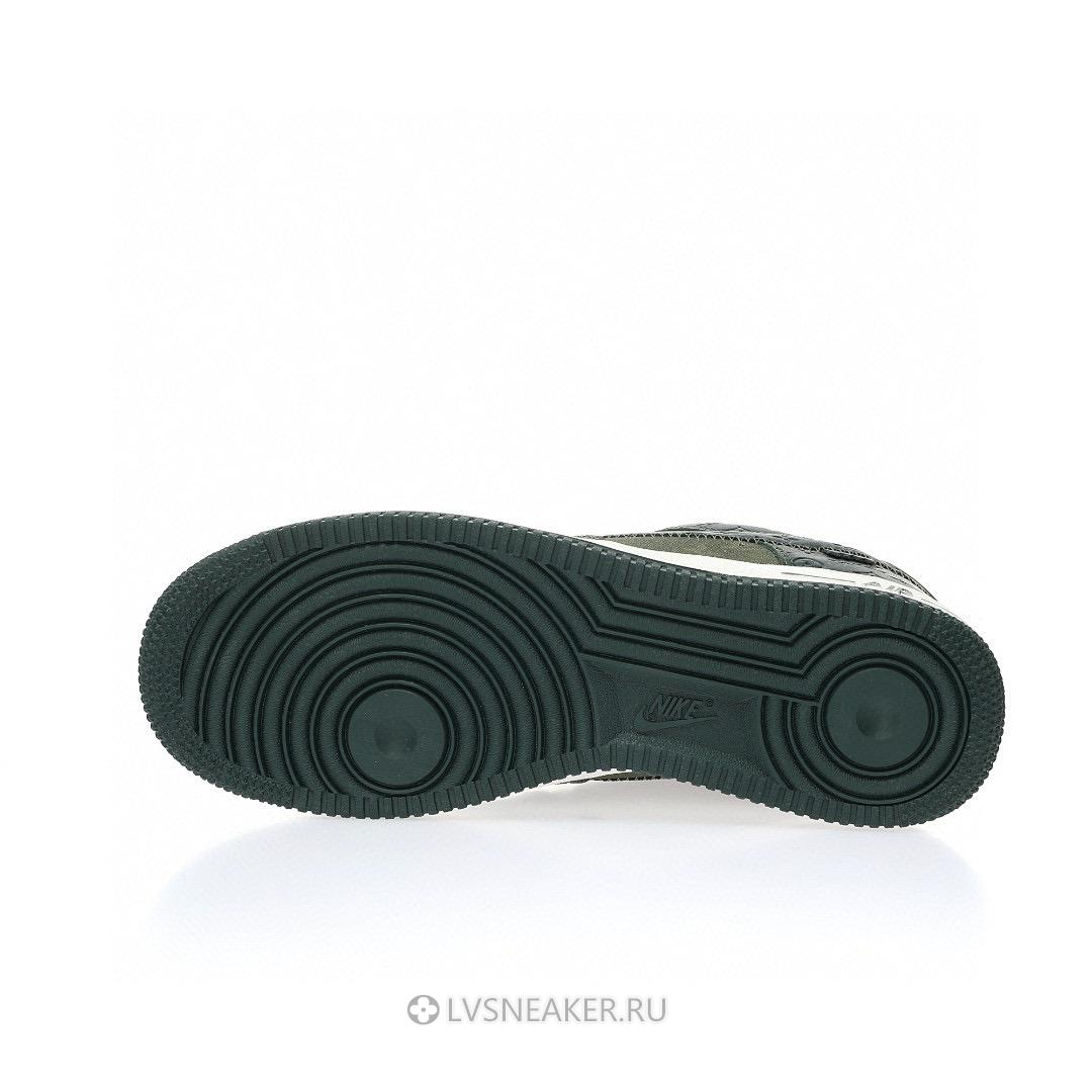 Louis Vuitton LV x Nike Air Force 1 Low by Virgil Abloh "Military Green" 1A9V-GN08 Sneakers