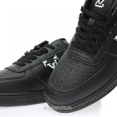 Louis Vuitton LV Rivoli "Black with White Side Monogram Band" 1AAVA0-2 Sneakers
