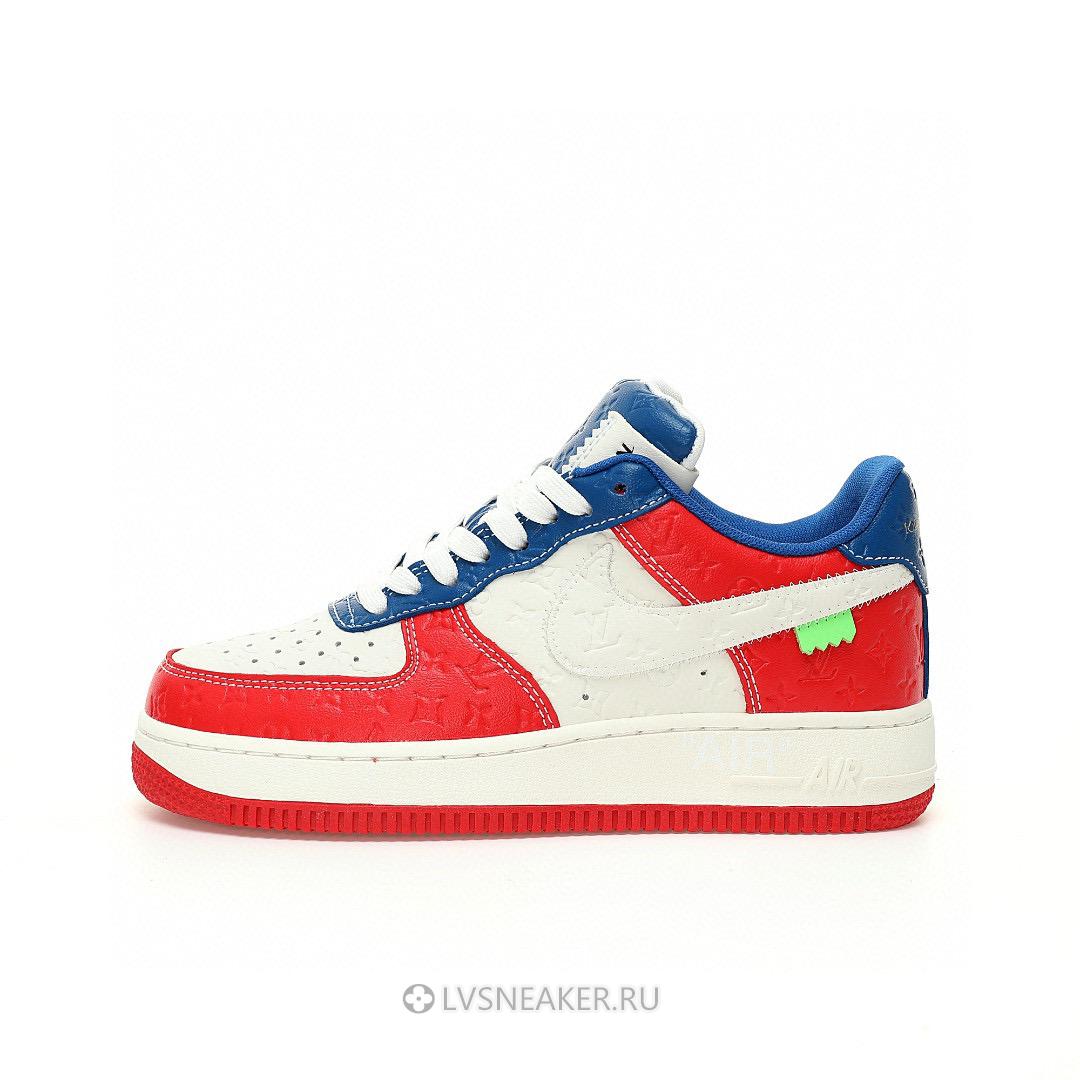 Louis Vuitton LV x Nike Air Force 1 Low "Red White Blue" 1A9V-RD09 Sneakers