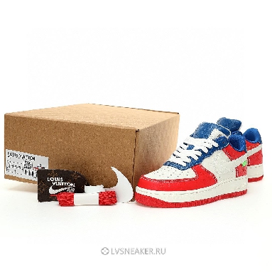 Louis Vuitton LV x Nike Air Force 1 Low "Red White Blue" 1A9V-RD09 Sneakers