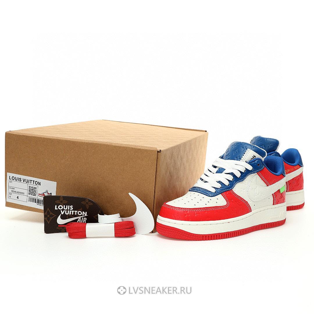 Louis Vuitton LV x Nike Air Force 1 Low "Red White Blue" 1A9V-RD09 Sneakers