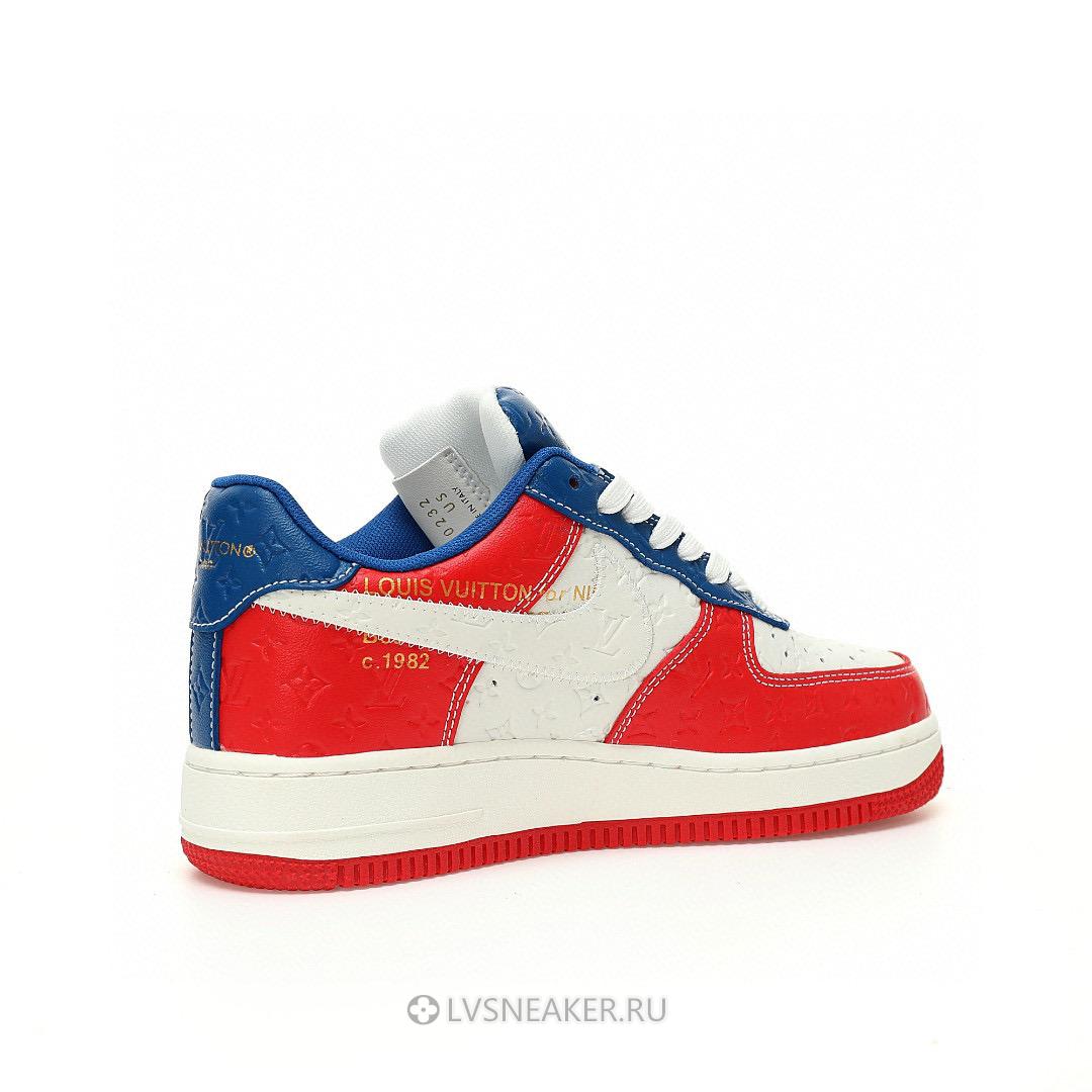 Louis Vuitton LV x Nike Air Force 1 Low "Red White Blue" 1A9V-RD09 Sneakers
