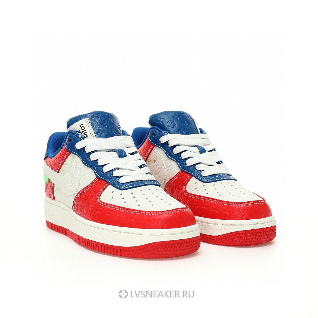 Louis Vuitton LV x Nike Air Force 1 Low "Red White Blue" 1A9V-RD09 Sneakers