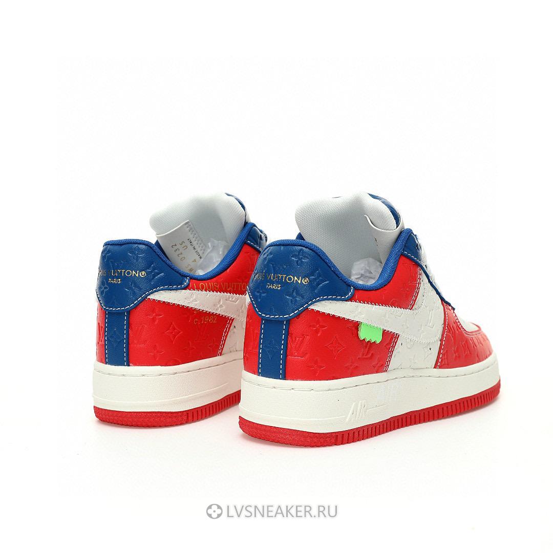 Louis Vuitton LV x Nike Air Force 1 Low "Red White Blue" 1A9V-RD09 Sneakers