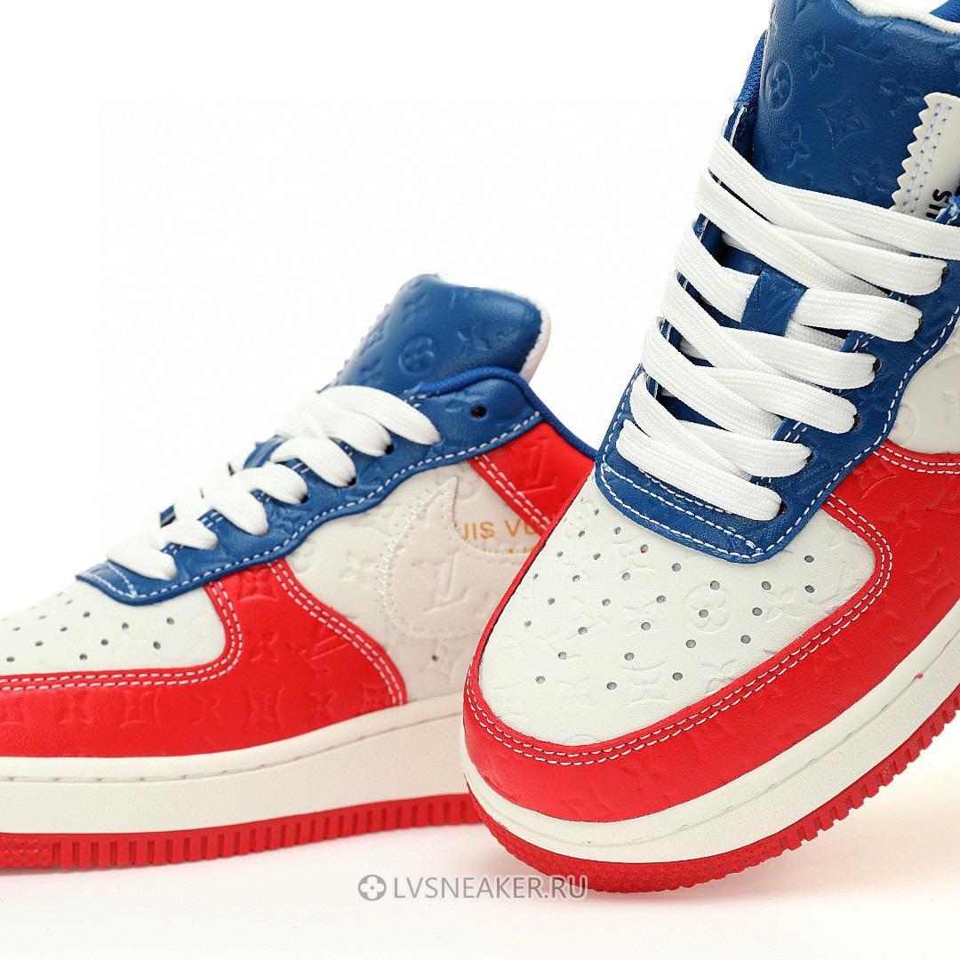Louis Vuitton LV x Nike Air Force 1 Low "Red White Blue" 1A9V-RD09 Sneakers