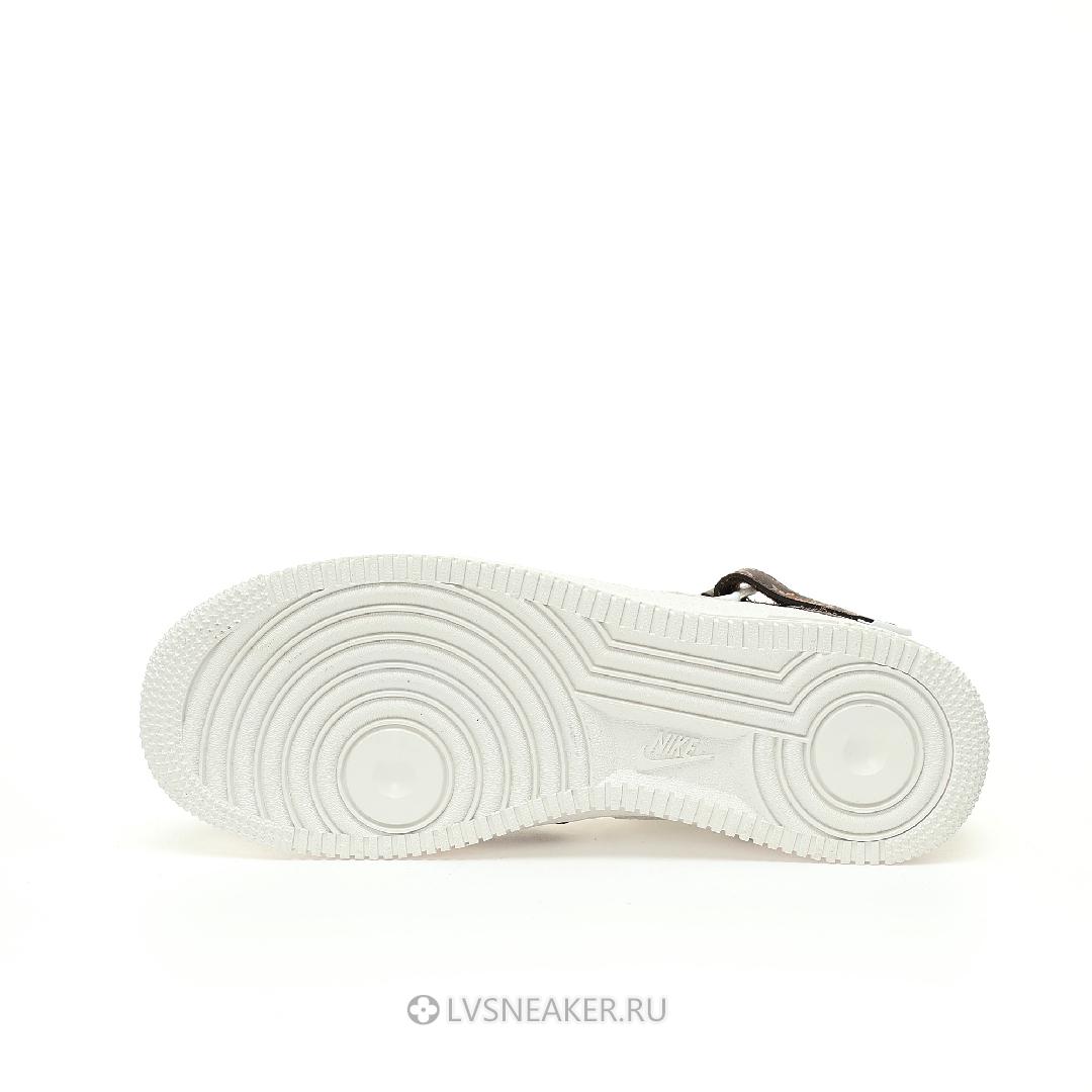 Louis Vuitton LV x Nike Air Force 1 Mid "Brown White" 1A9V-BN10 Sneakers