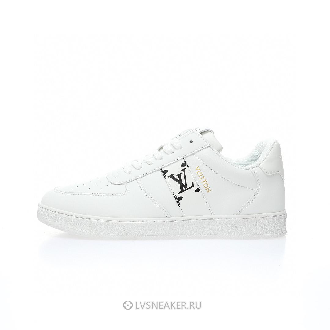 Louis Vuitton LV Rivoli "White with Black Side Monogram Band" 1AAVA0-3 Sneakers