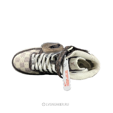 Louis Vuitton LV x Nike Air Force 1 Mid "Brown Beige" 1A9V-BN11 Sneakers