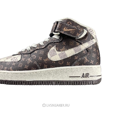 Louis Vuitton LV x Nike Air Force 1 Mid "Brown Beige" 1A9V-BN11 Sneakers