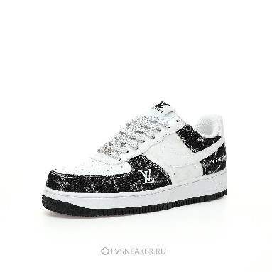 Louis Vuitton LV x Nike Air Force 1 Low "White Black Denim" 1A9V-WT12 Sneakers
