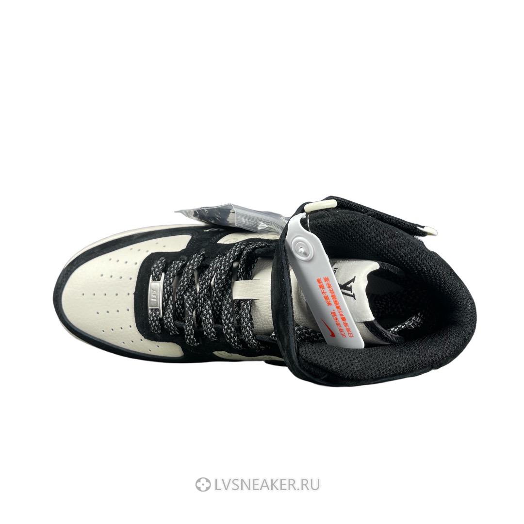 Louis Vuitton LV x Nike Air Force 1 Mid "White Navy" 1A9V-WT13 Sneakers