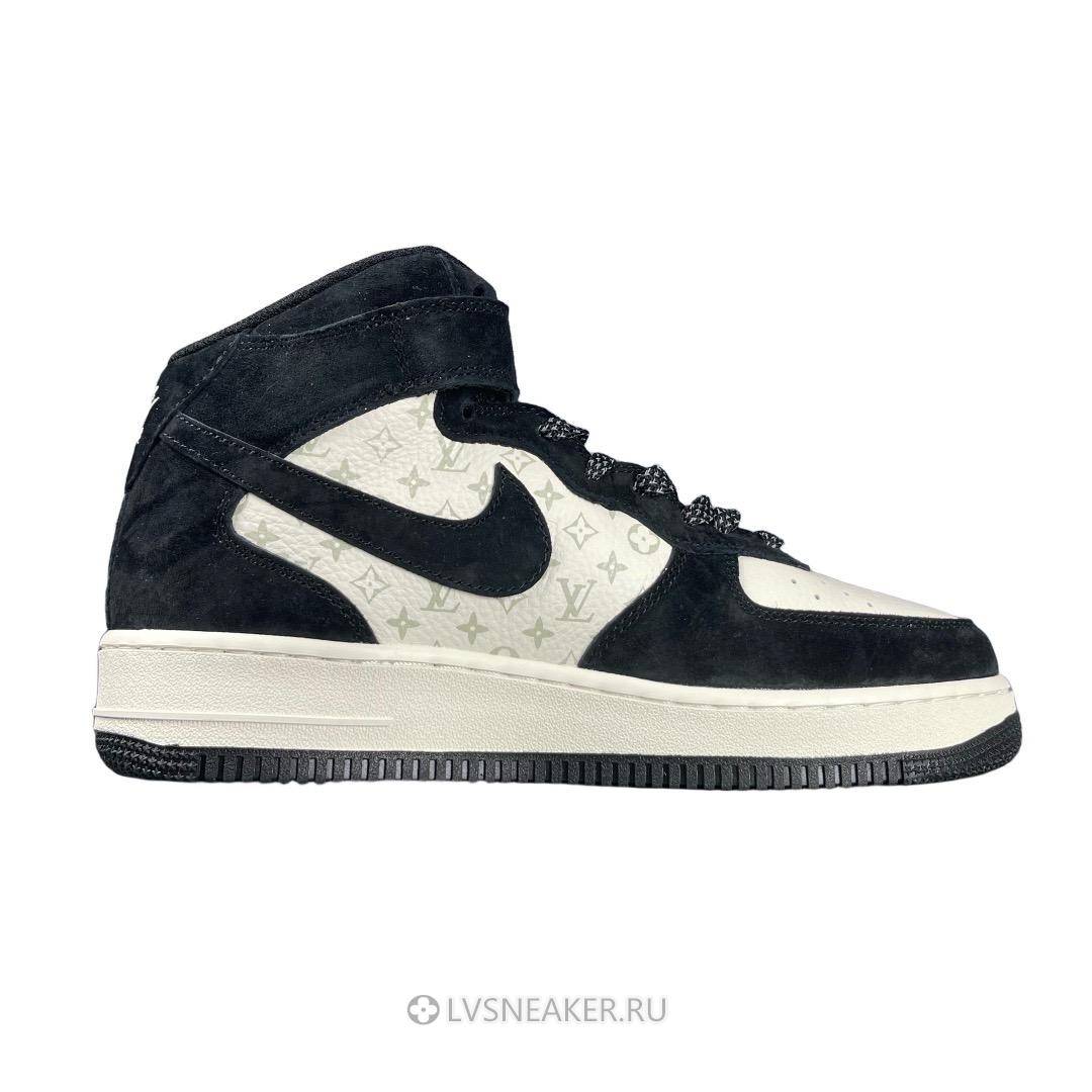 Louis Vuitton LV x Nike Air Force 1 Mid "White Navy" 1A9V-WT13 Sneakers