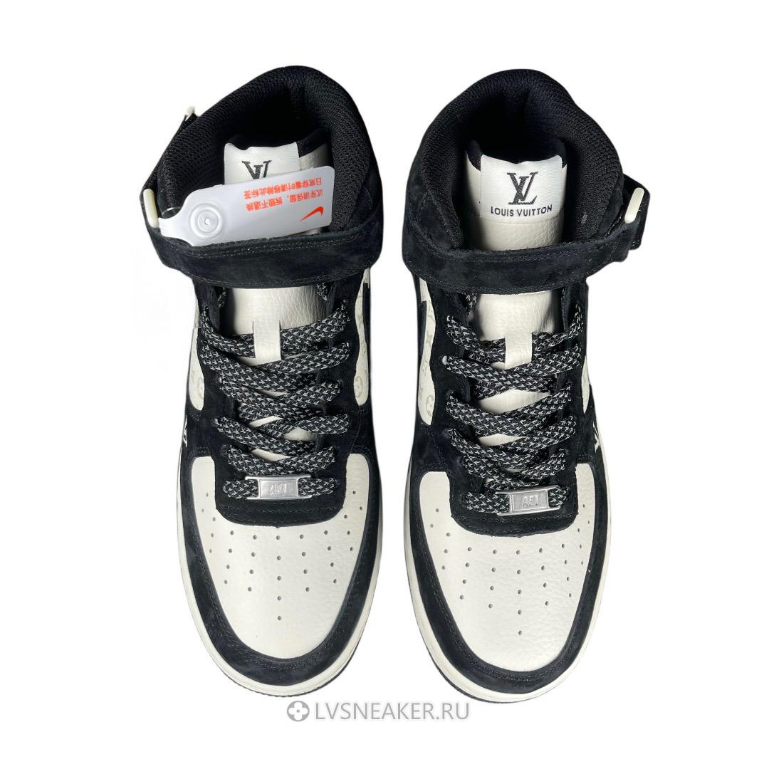 Louis Vuitton LV x Nike Air Force 1 Mid "White Navy" 1A9V-WT13 Sneakers