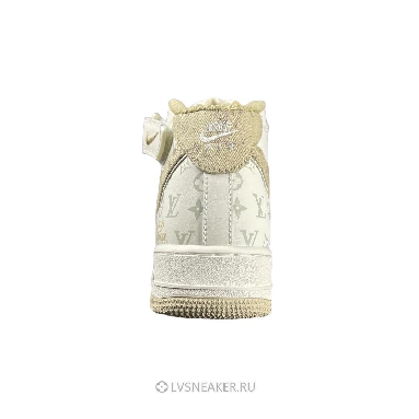 Louis Vuitton LV x Nike Air Force 1 Mid "White Khaki" 1A9V-KI15 Sneakers