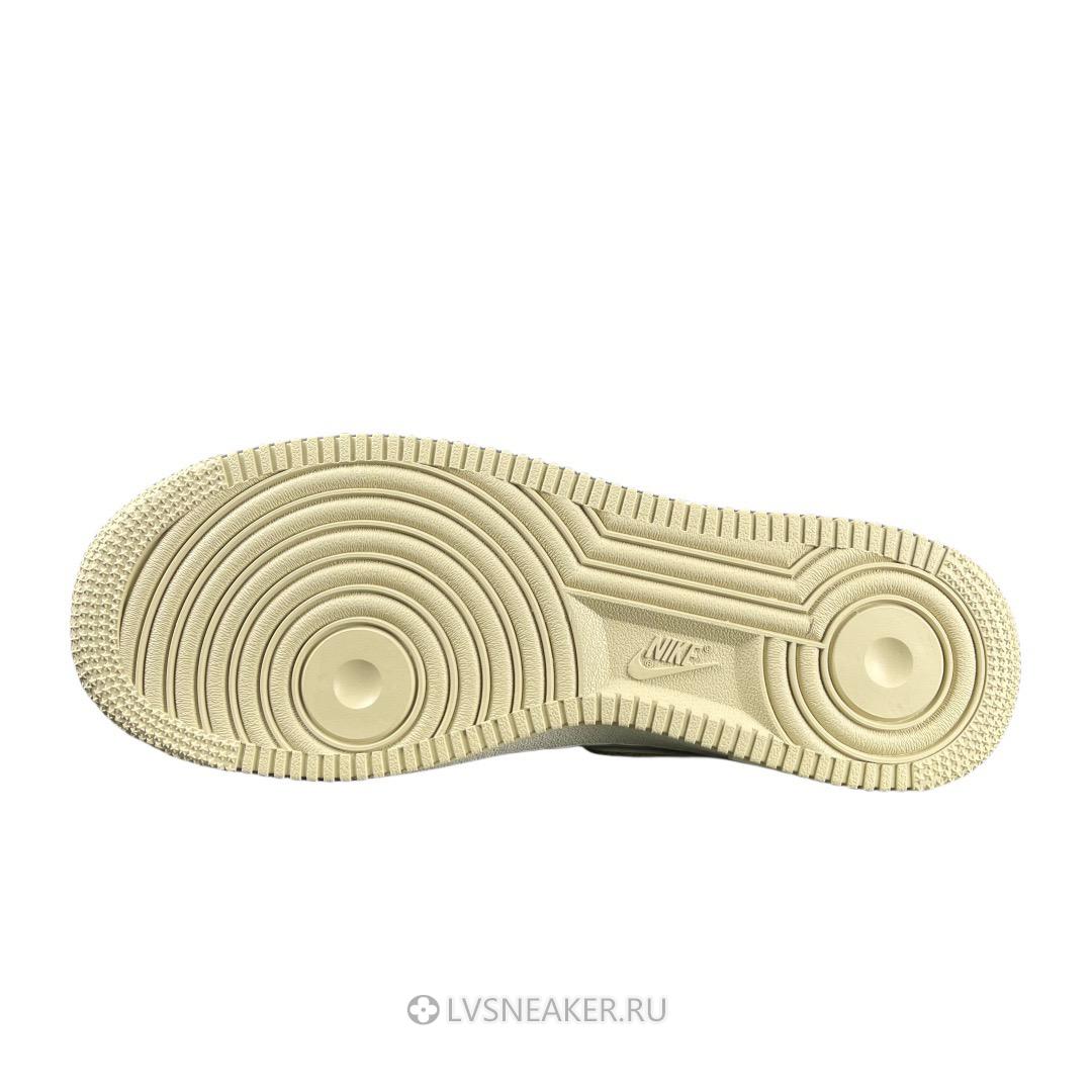 Louis Vuitton LV x Nike Air Force 1 Mid "White Khaki" 1A9V-KI15 Sneakers
