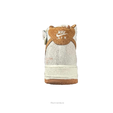 Louis Vuitton LV x Nike Air Force 1 Mid "White Brown Grey" 1A9V-WT17 Sneakers