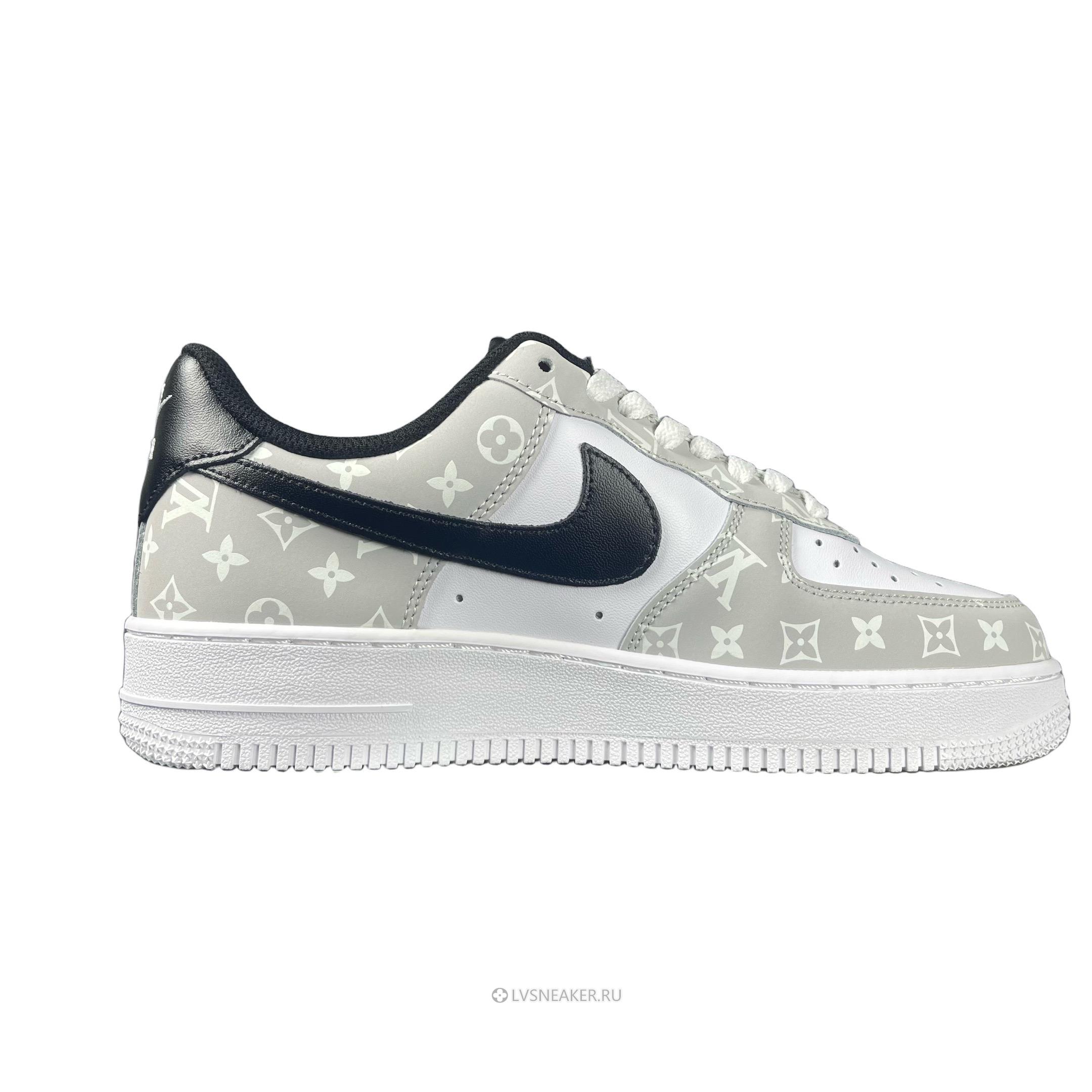 Louis Vuitton LV x Nike Air Force 1 Low "White Grey Black" 1A9V-WT18 Sneakers