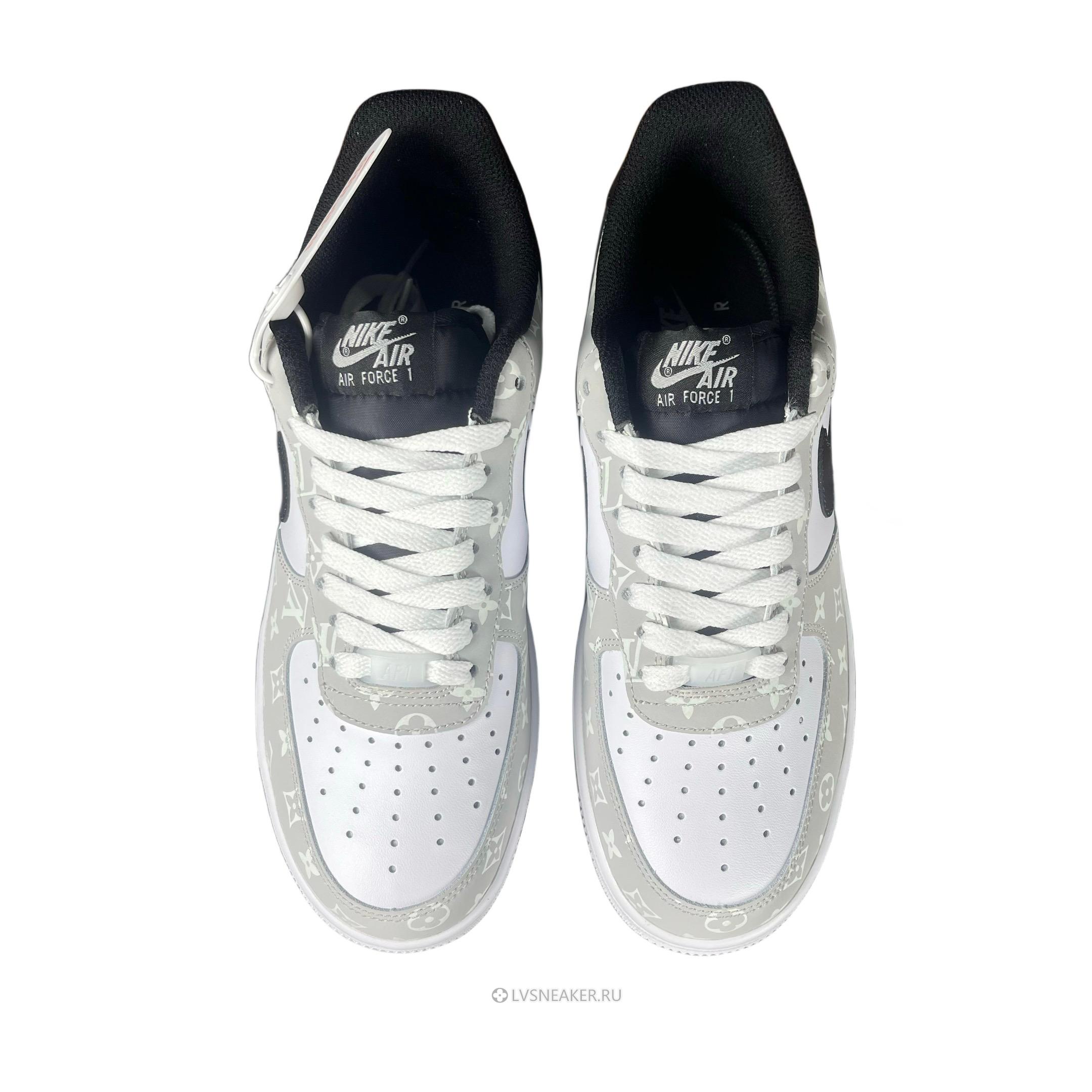 Louis Vuitton LV x Nike Air Force 1 Low "White Grey Black" 1A9V-WT18 Sneakers