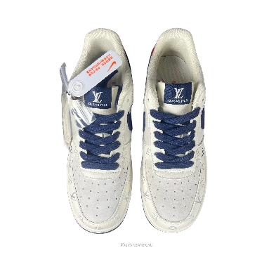 Louis Vuitton LV x Nike Air Force 1 Low "Beige Navy Red" 1A9V-BE19 Sneakers