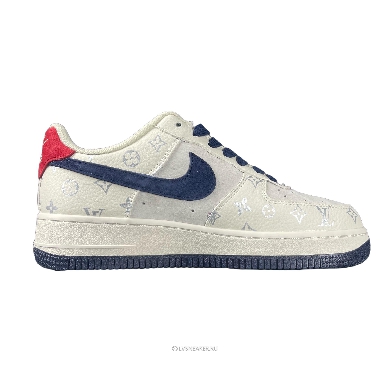 Louis Vuitton LV x Nike Air Force 1 Low "Beige Navy Red" 1A9V-BE19 Sneakers