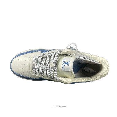 Louis Vuitton LV x Nike Air Force 1 Low "Cream Blue Denim" 1A9V-BE20 Sneakers