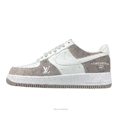 Louis Vuitton LV x Nike Air Force 1 Low "White Grey Denim" 1A9V-WT21 Sneakers