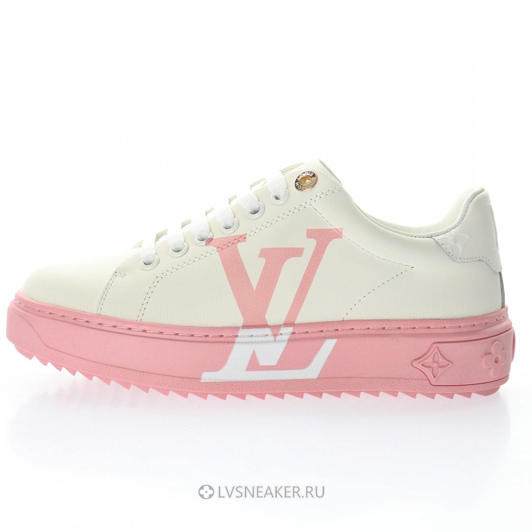 Louis Vuitton LV Time Out "White Pink" 1A8MZL Sneakers