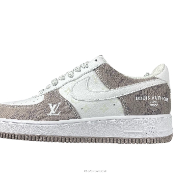 Louis Vuitton LV x Nike Air Force 1 Low "White Grey Denim" 1A9V-WT21 Sneakers