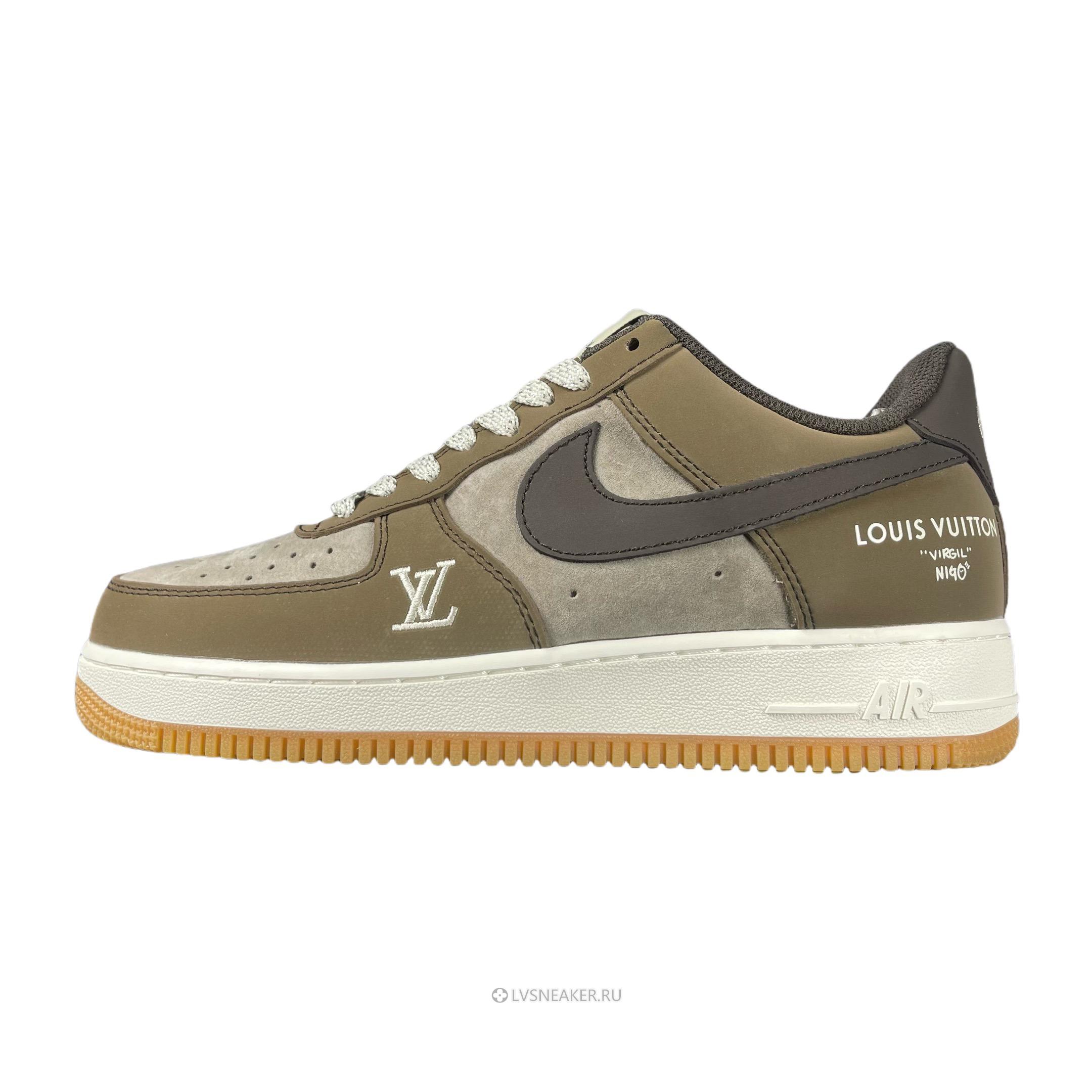 Louis Vuitton LV x Nike Air Force 1 Low "Khaki Brown" 1A9V-KI22 Sneakers