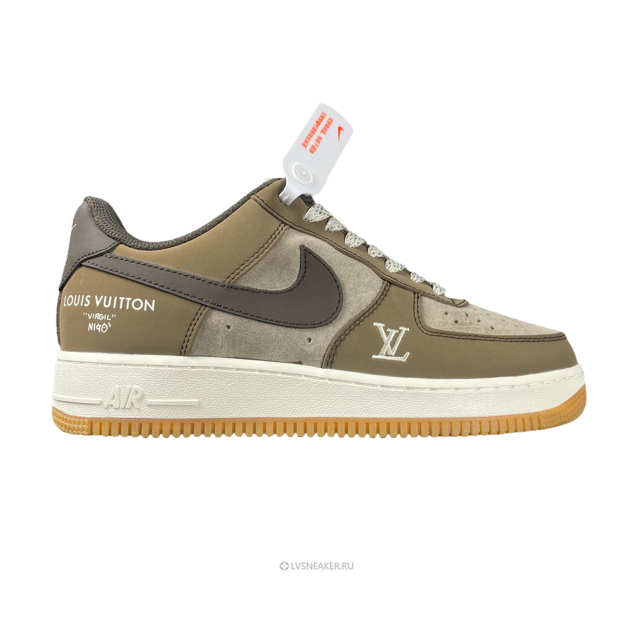 Louis Vuitton LV x Nike Air Force 1 Low "Khaki Brown" 1A9V-KI22 Sneakers