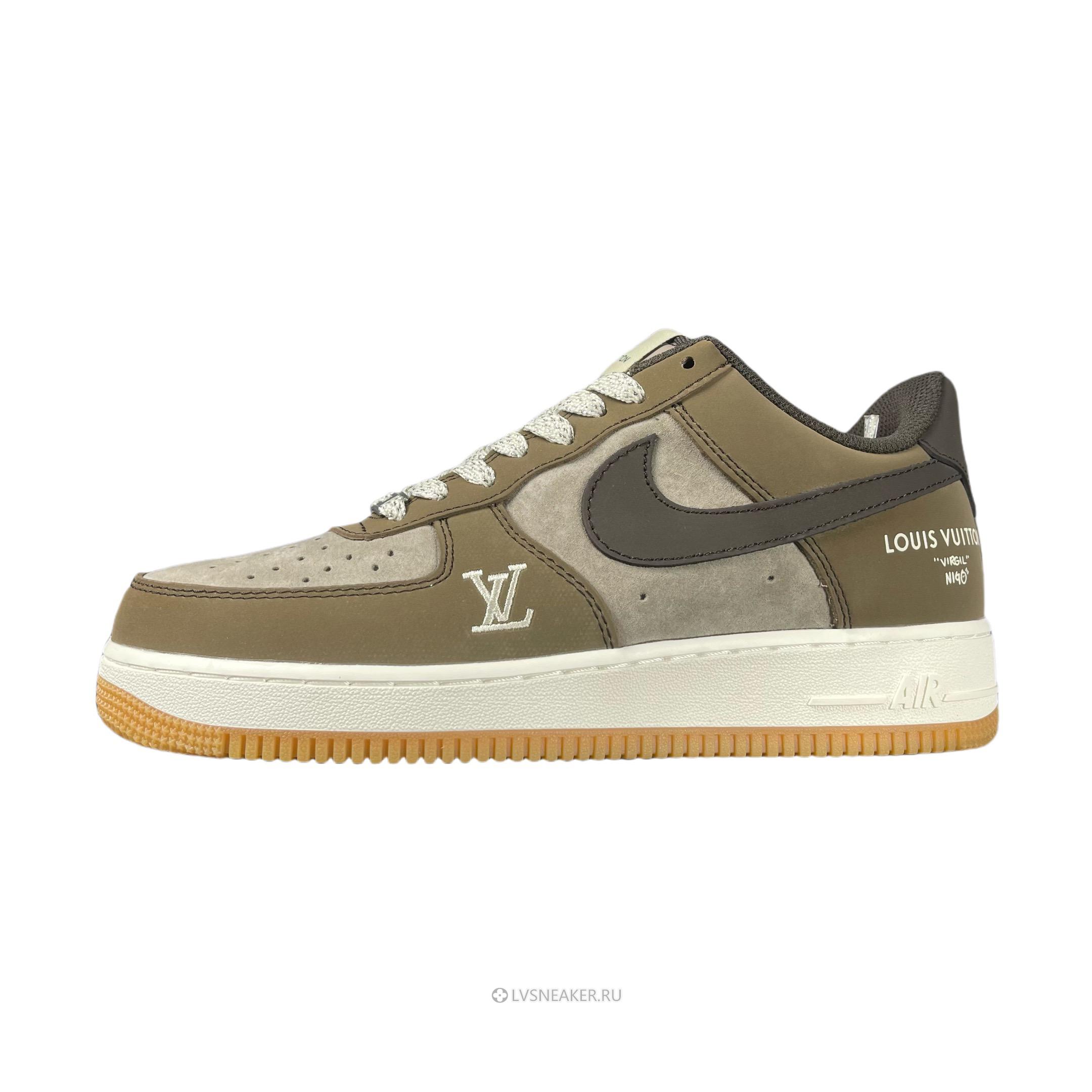 Louis Vuitton LV x Nike Air Force 1 Low "Khaki Brown" 1A9V-KI22 Sneakers