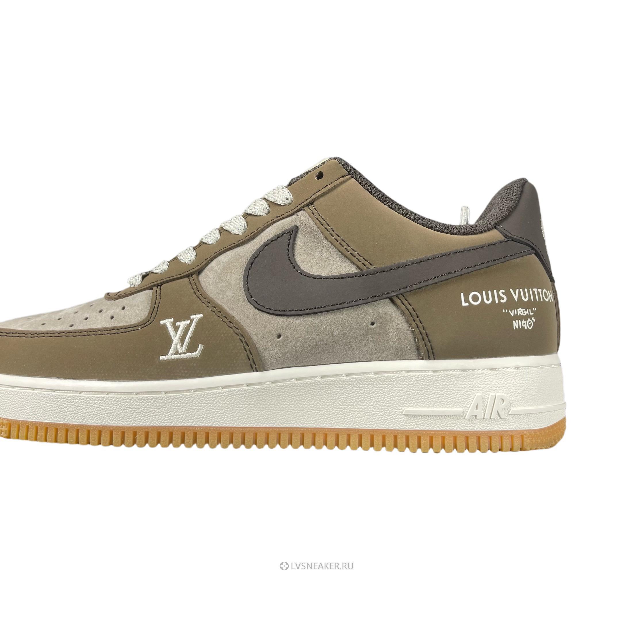 Louis Vuitton LV x Nike Air Force 1 Low "Khaki Brown" 1A9V-KI22 Sneakers