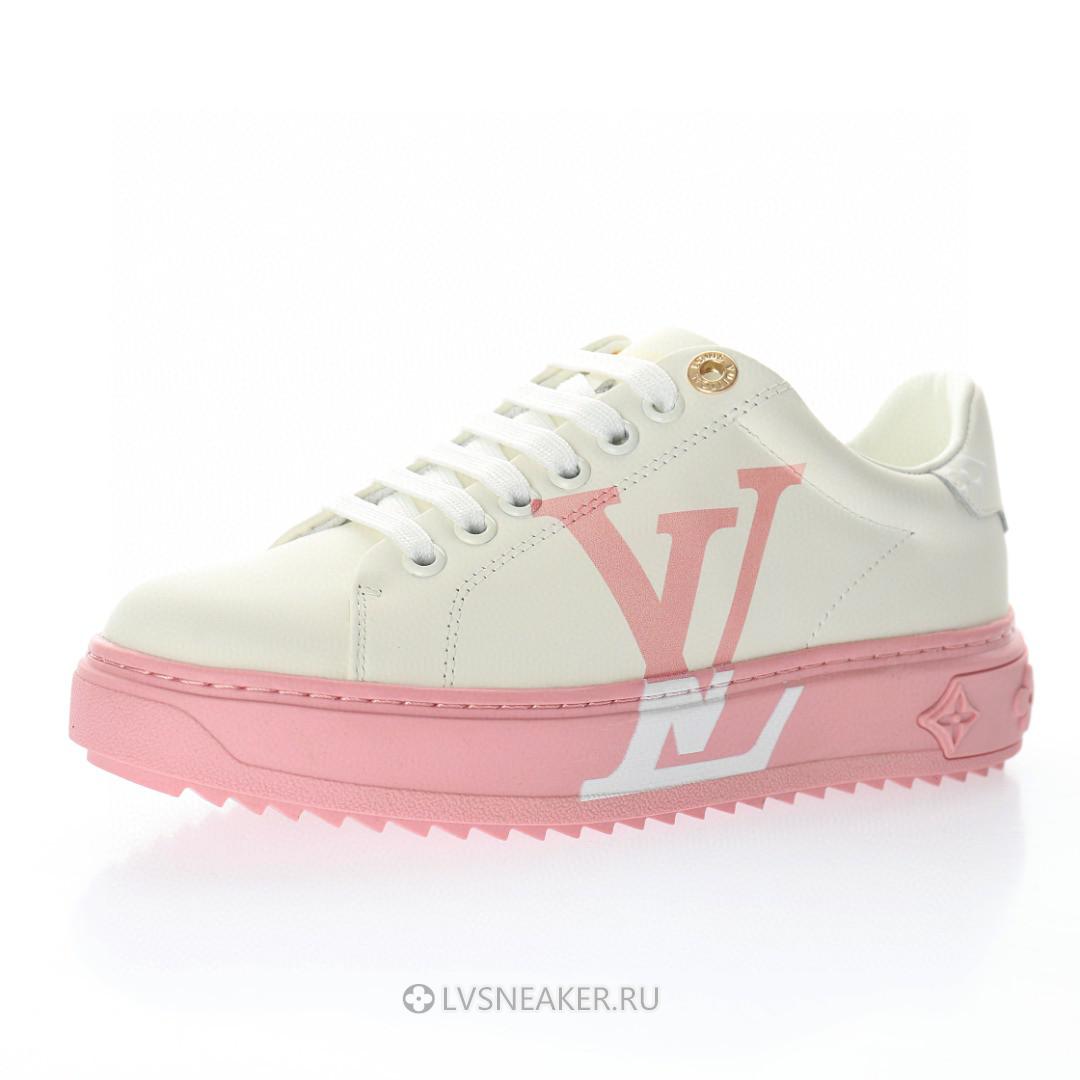 Louis Vuitton LV Time Out "White Pink" 1A8MZL Sneakers