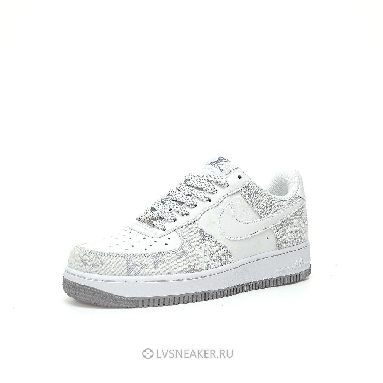 Louis Vuitton LV x Nike Air Force 1 Low "White Grey Denim" 1A9V-WT24 Sneakers