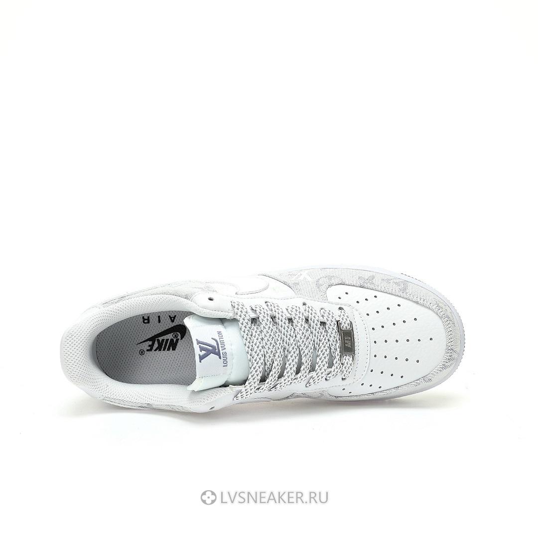 Louis Vuitton LV x Nike Air Force 1 Low "White Grey Denim" 1A9V-WT24 Sneakers