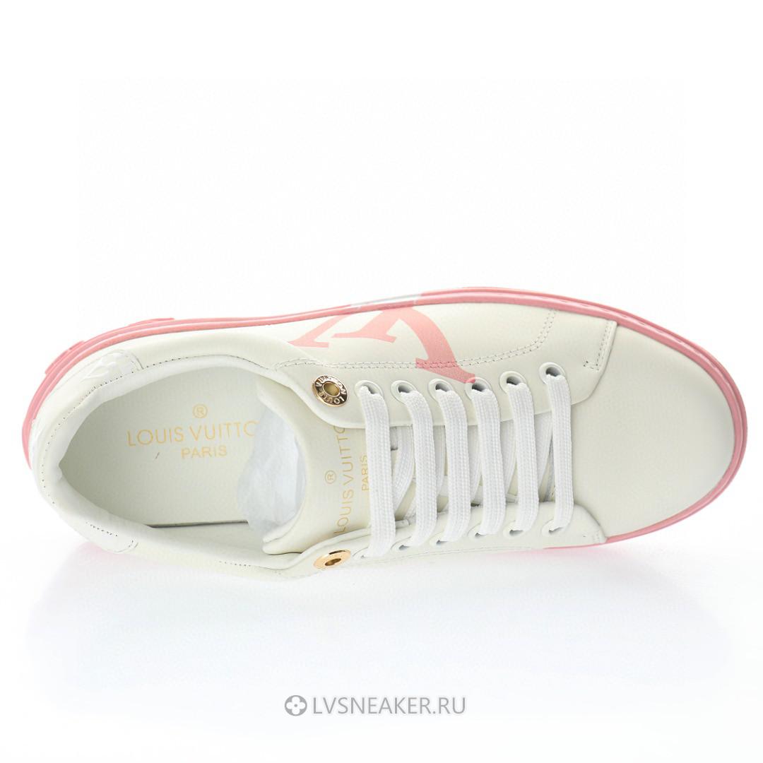 Louis Vuitton LV Time Out "White Pink" 1A8MZL Sneakers