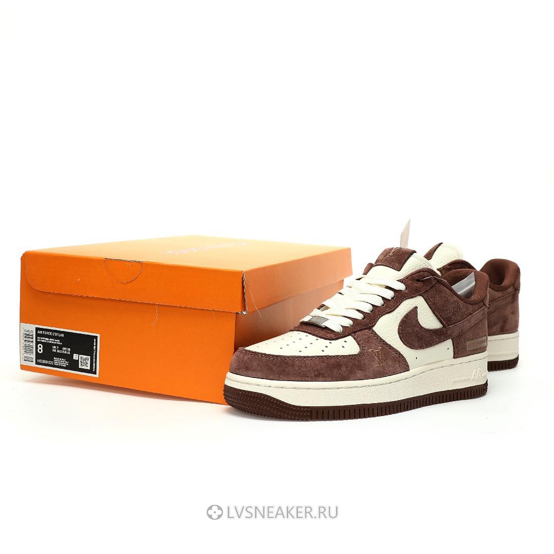 Louis Vuitton LV x Nike Air Force 1 Low "Brwon Cream" 1A9V-BN25 Sneakers