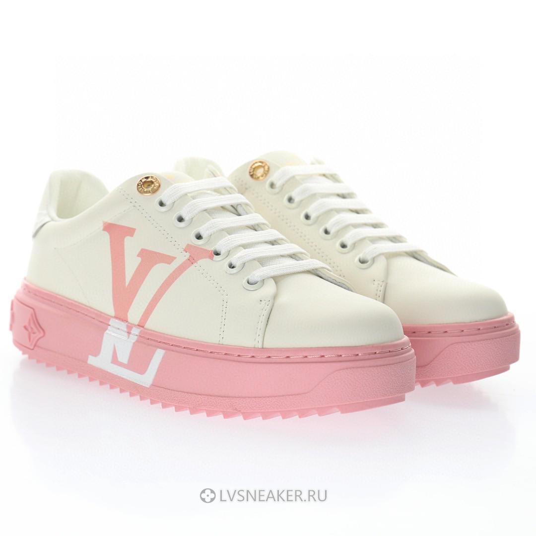 Louis Vuitton LV Time Out "White Pink" 1A8MZL Sneakers