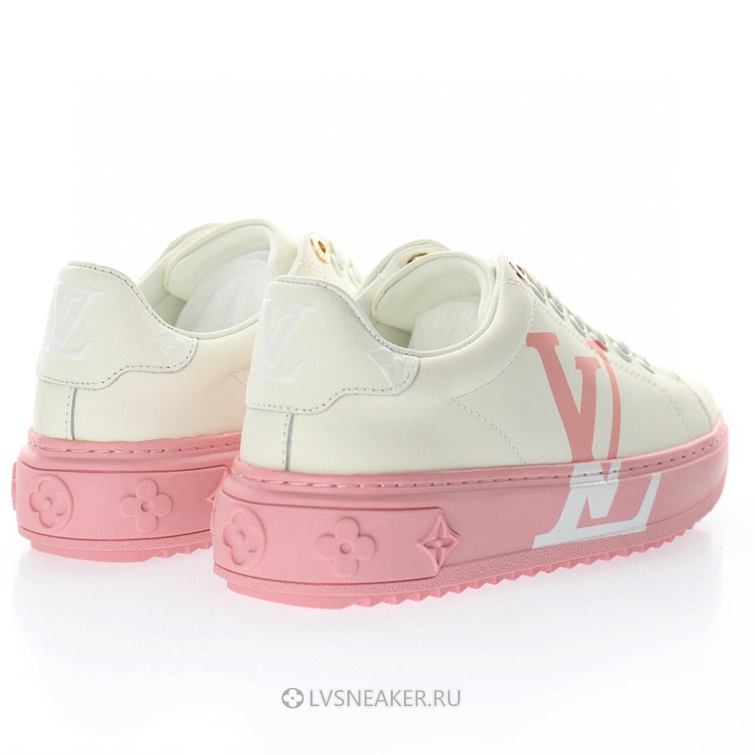 Louis Vuitton LV Time Out "White Pink" 1A8MZL Sneakers