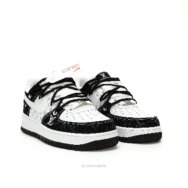 Louis Vuitton LV x Nike Air Force 1 Low "White Black Denim Assisted Shoelaces" 1A9V-WT28 Sneakers