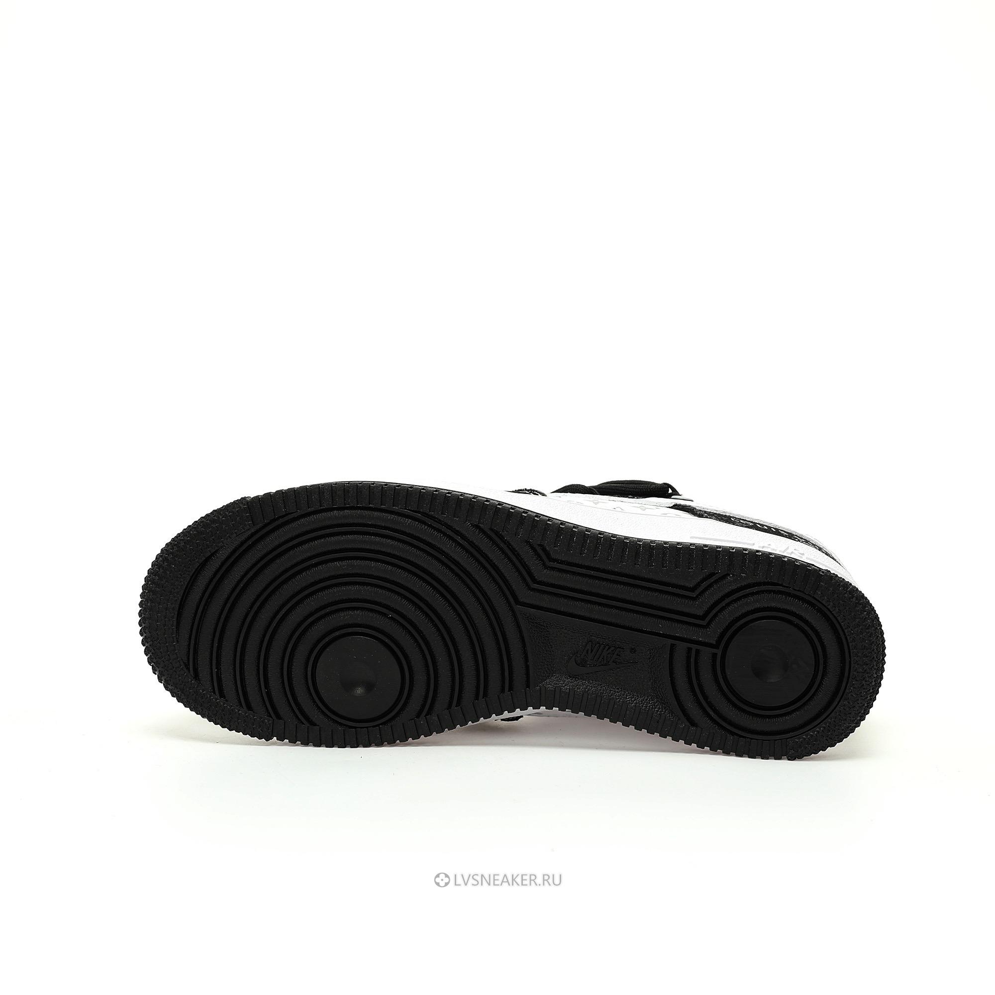 Louis Vuitton LV x Nike Air Force 1 Low "White Black Denim Assisted Shoelaces" 1A9V-WT28 Sneakers