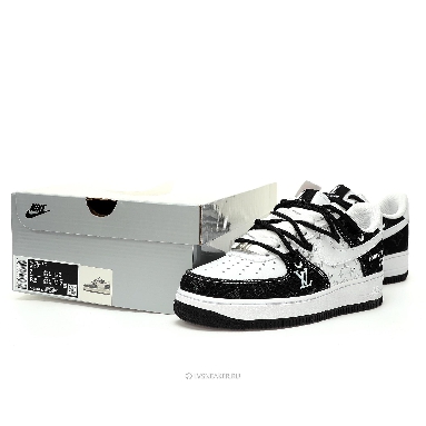 Louis Vuitton LV x Nike Air Force 1 Low "White Black Denim Assisted Shoelaces" 1A9V-WT28 Sneakers