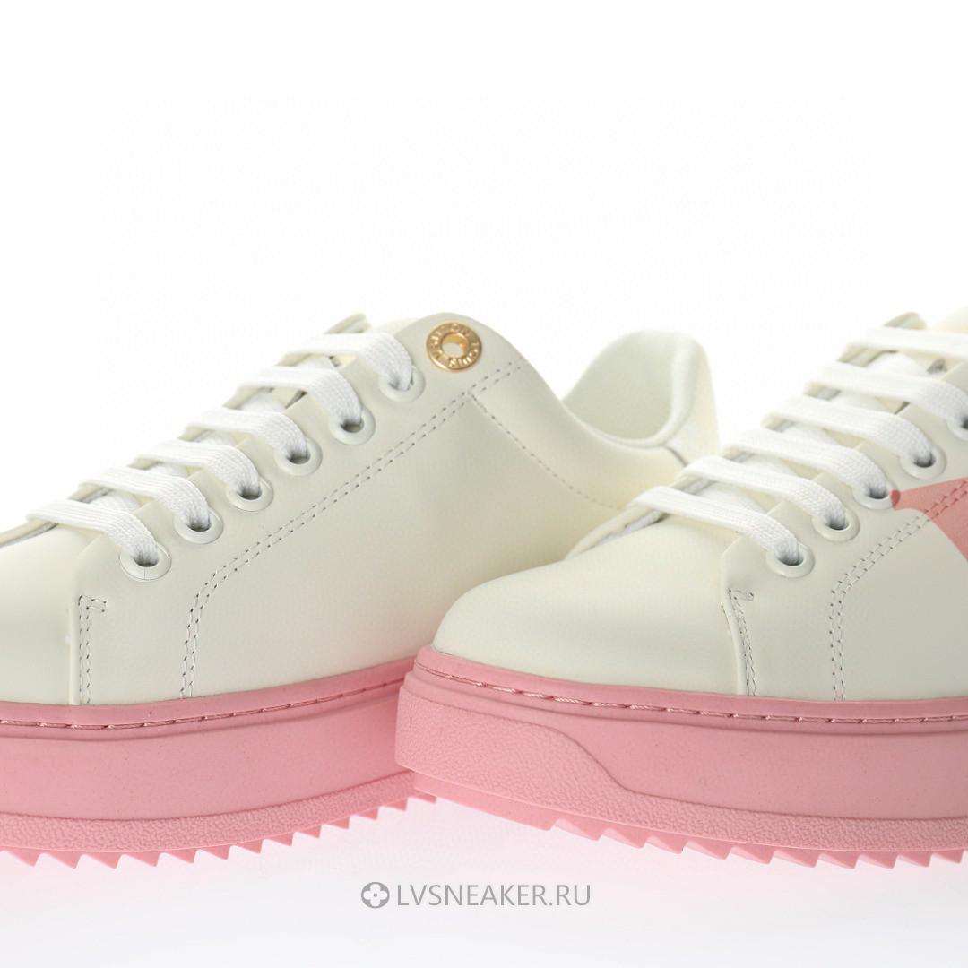Louis Vuitton LV Time Out "White Pink" 1A8MZL Sneakers