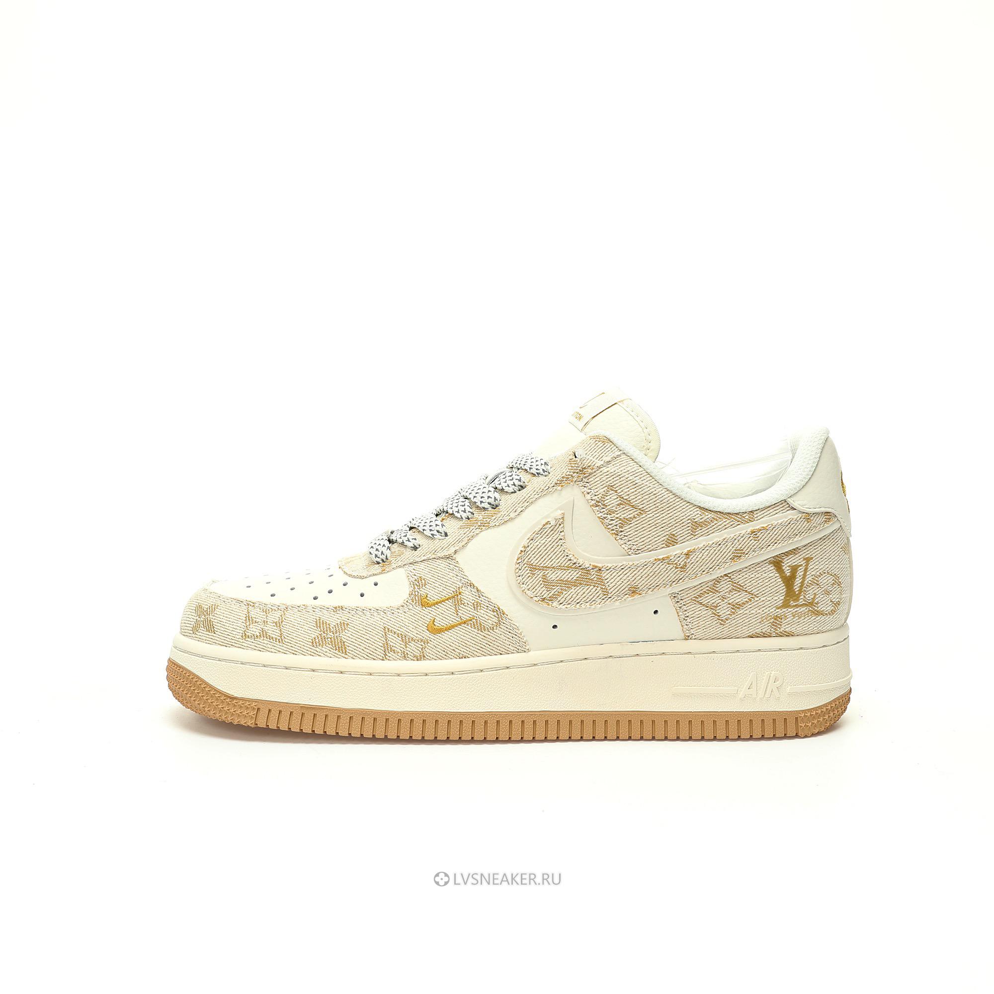 Louis Vuitton LV x Nike Air Force 1 Low "Cream Denim" 1A9V-CM29 Sneakers