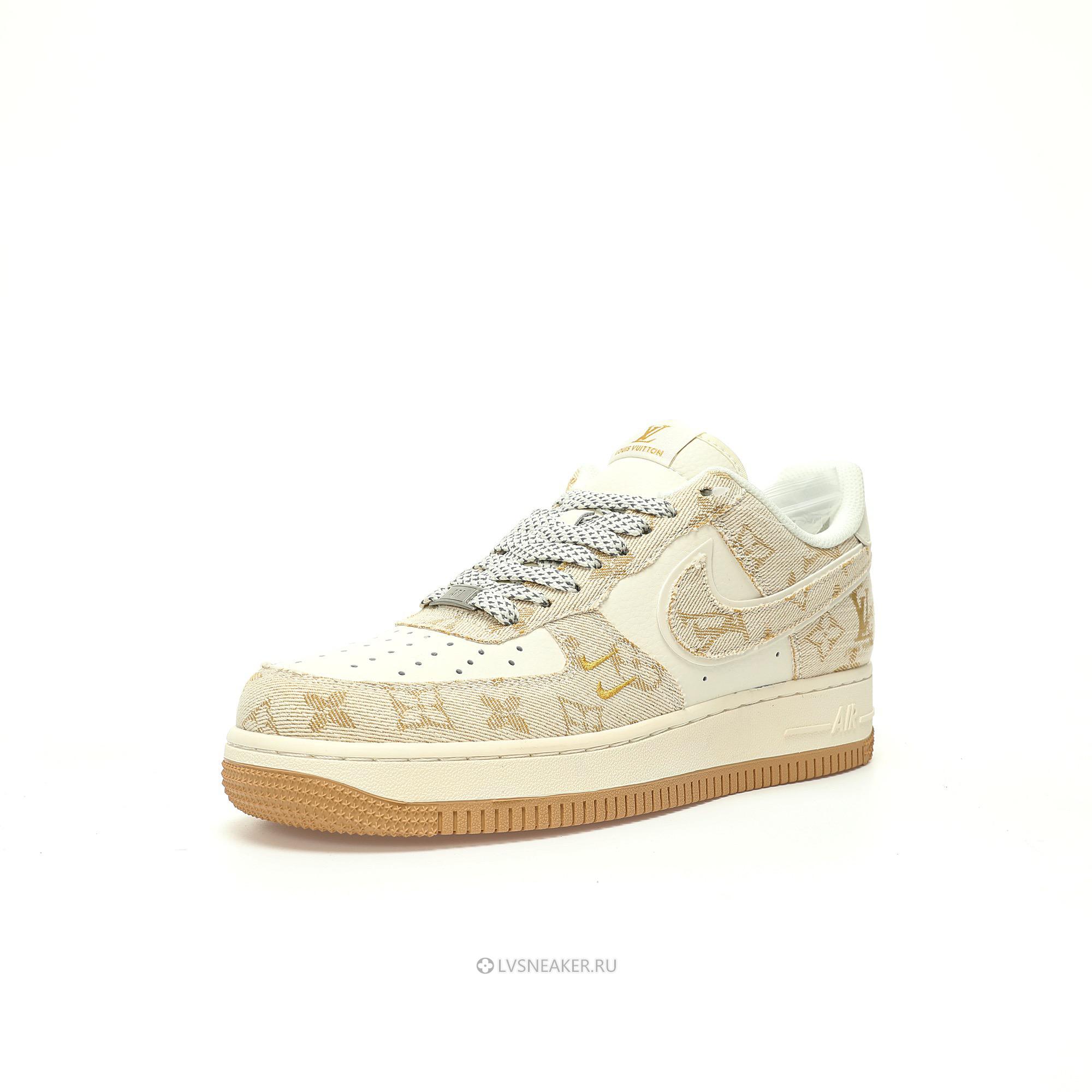 Louis Vuitton LV x Nike Air Force 1 Low "Cream Denim" 1A9V-CM29 Sneakers