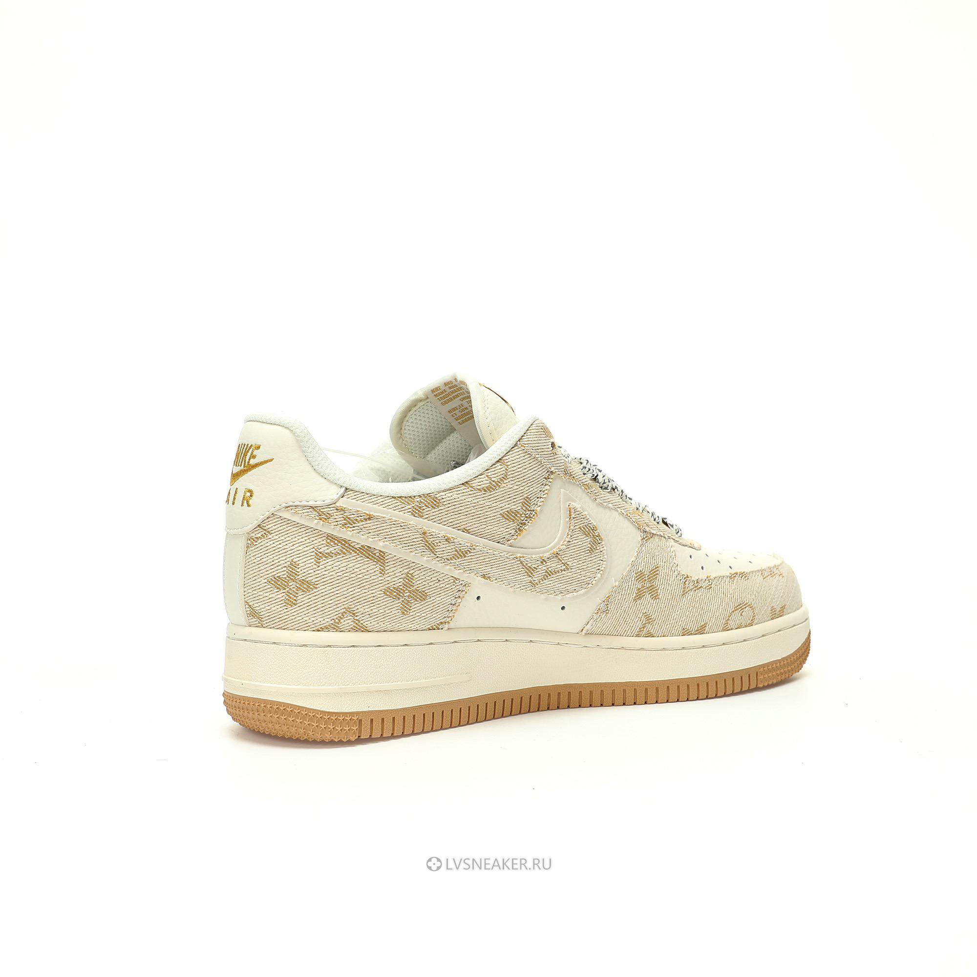 Louis Vuitton LV x Nike Air Force 1 Low "Cream Denim" 1A9V-CM29 Sneakers